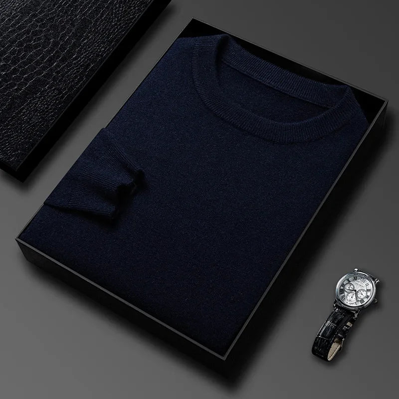 Suéter Masculino Tricot Diamond Pattern – Gola Redonda Manga Longa VILLTRUM