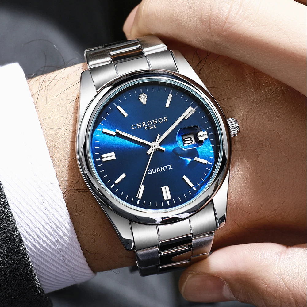 Relógio VILLTRUM Chronos Prime – Steel Luxury Edition