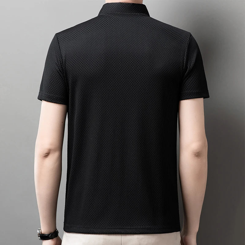Polo Masculina Business Casual Premium – Elegância de Verão | VILLTRUM