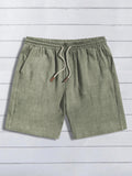 Bermuda Masculina Summer Linen Casual – VILLTRUM