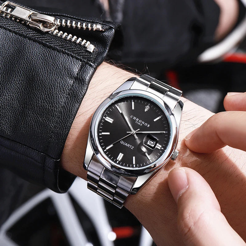 Relógio VILLTRUM Chronos Prime – Steel Luxury Edition