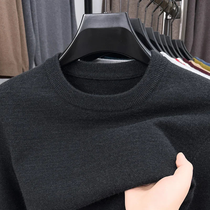 Suéter Masculino Tricot Diamond Pattern – Gola Redonda Manga Longa VILLTRUM