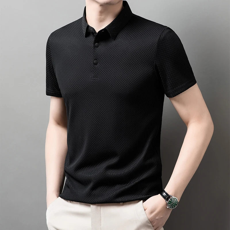 Polo Masculina Business Casual Premium – Elegância de Verão | VILLTRUM