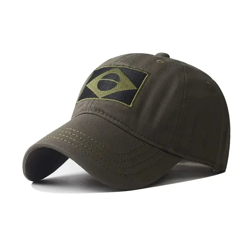Boné VILLTRUM Titan Camo Brasil – Tactical Cap Premium