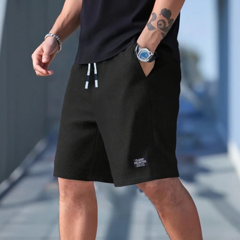 VILLTRUM — Shorts Masculino Premium em Tecido Texturizado