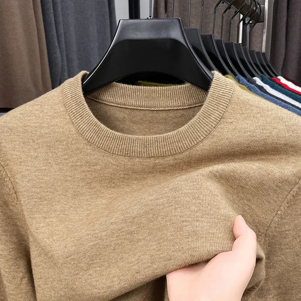 Suéter Masculino Tricot Diamond Pattern – Gola Redonda Manga Longa VILLTRUM