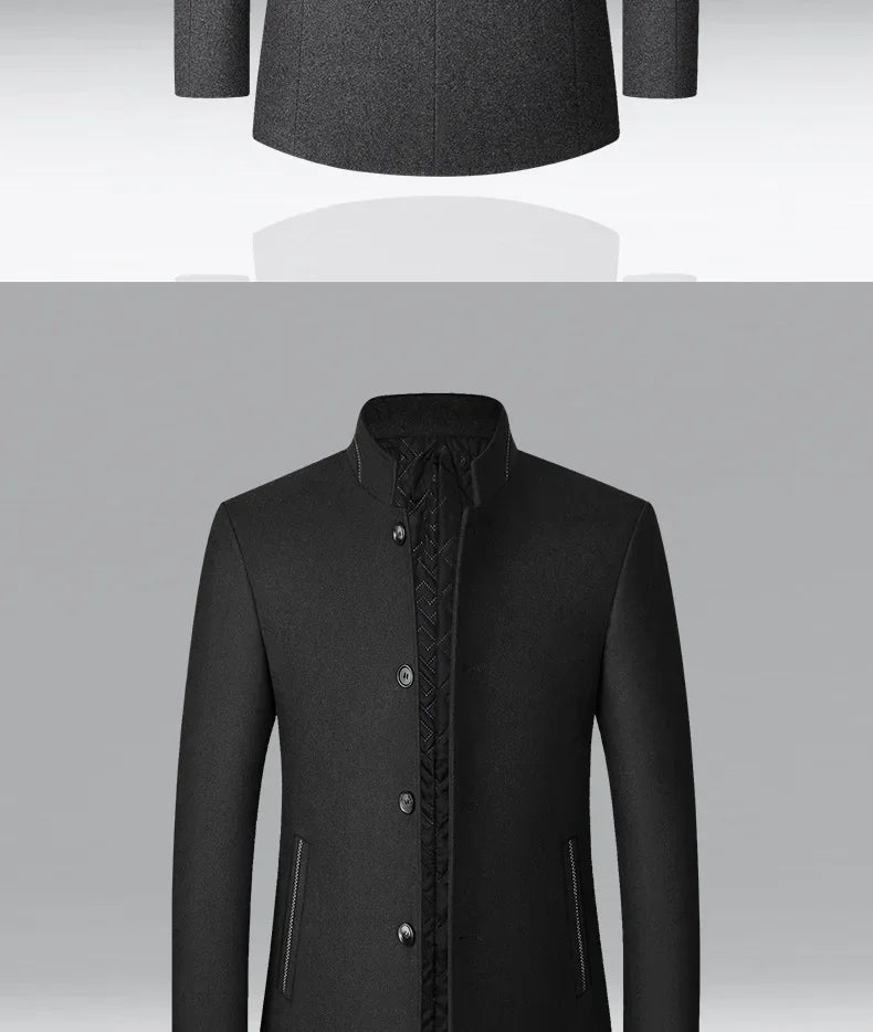 Sobretudo VILLTRUM Imperium – Lã Premium Business Coat