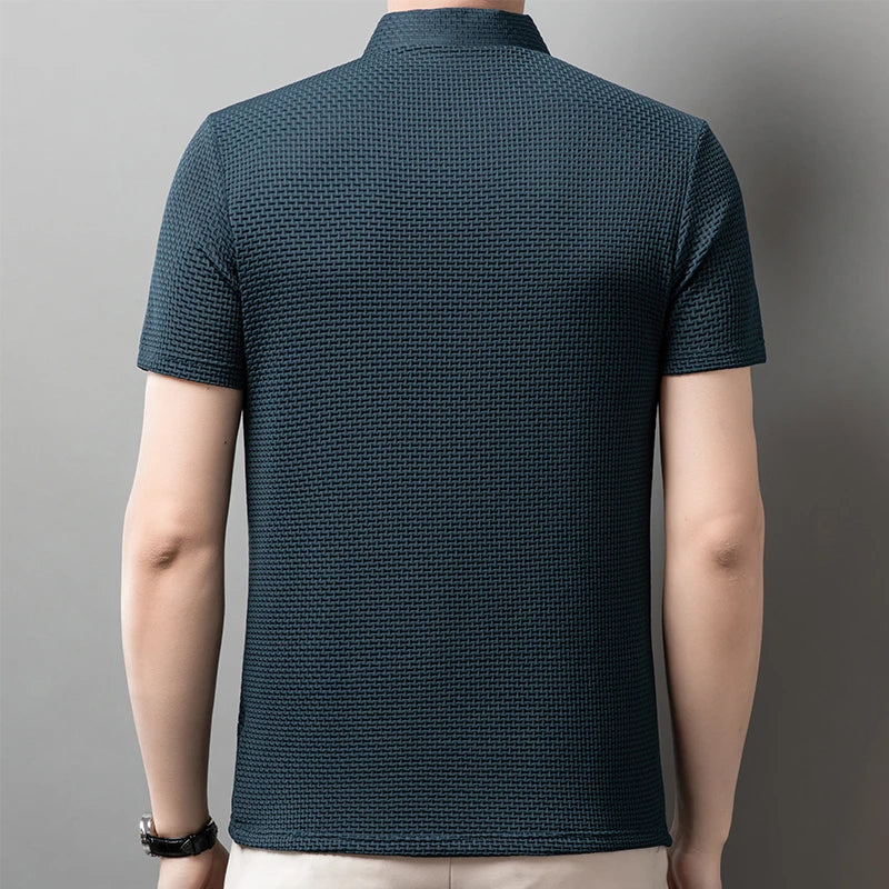Polo Masculina Business Casual Premium – Elegância de Verão | VILLTRUM