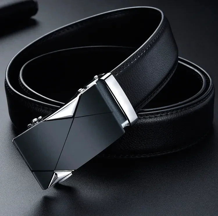 Cinto Masculino Luxury Automatic Buckle Plus Size – VILLTRUM