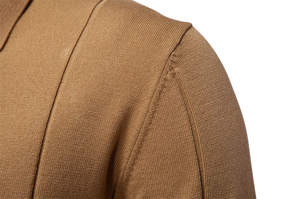 Polo Masculina Premium com Zíper – Elegância Slim Fit  | VILLTRUM