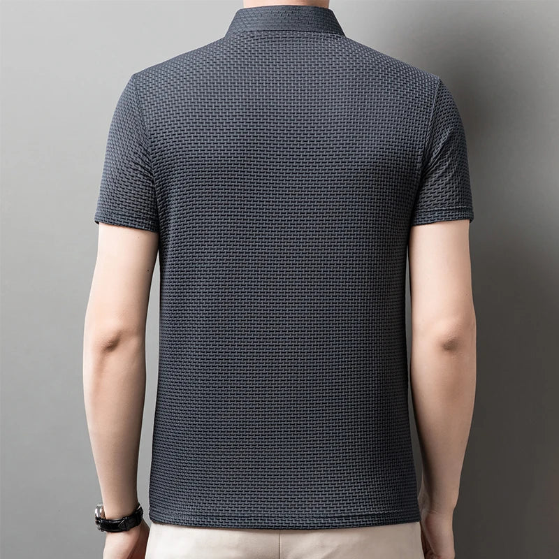 Polo Masculina Business Casual Premium – Elegância de Verão | VILLTRUM