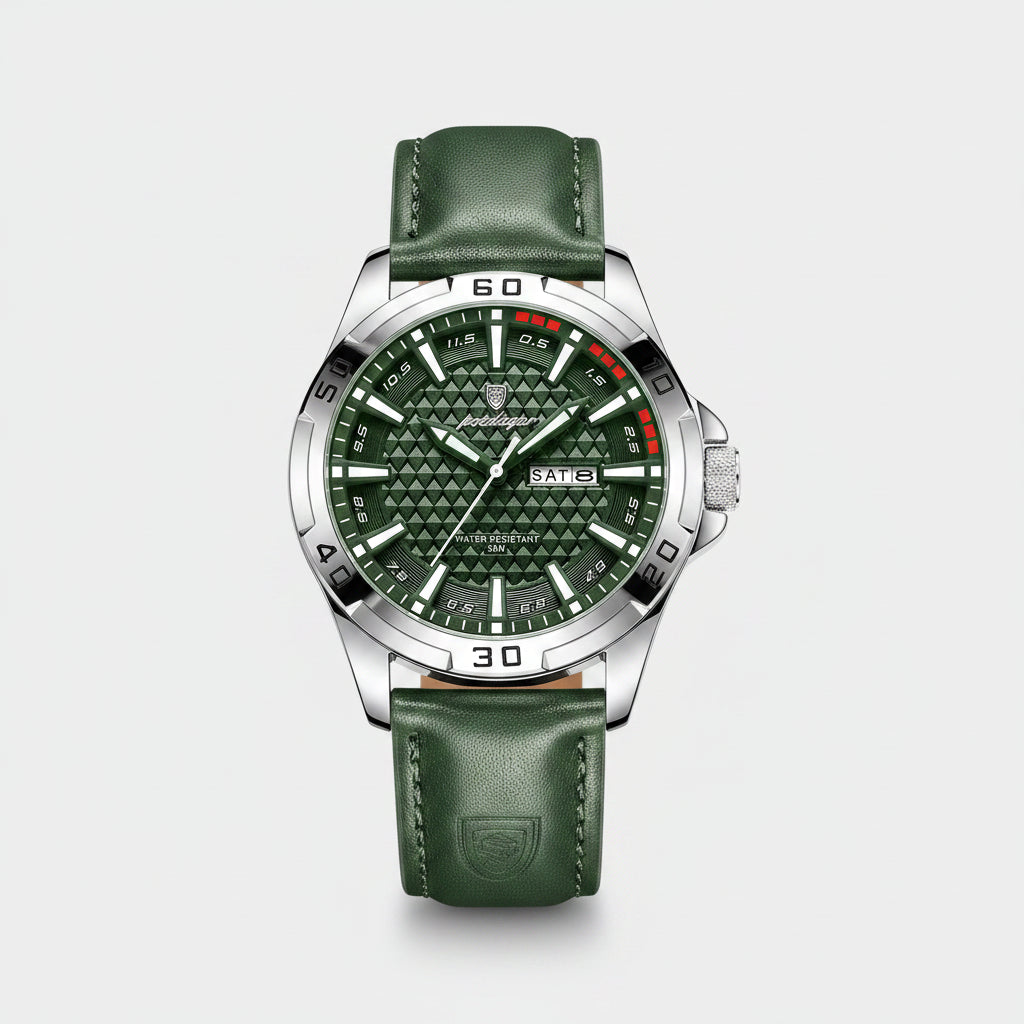 Relógio Masculino Premium Original – Luxury Sport em Couro VILLTRUM