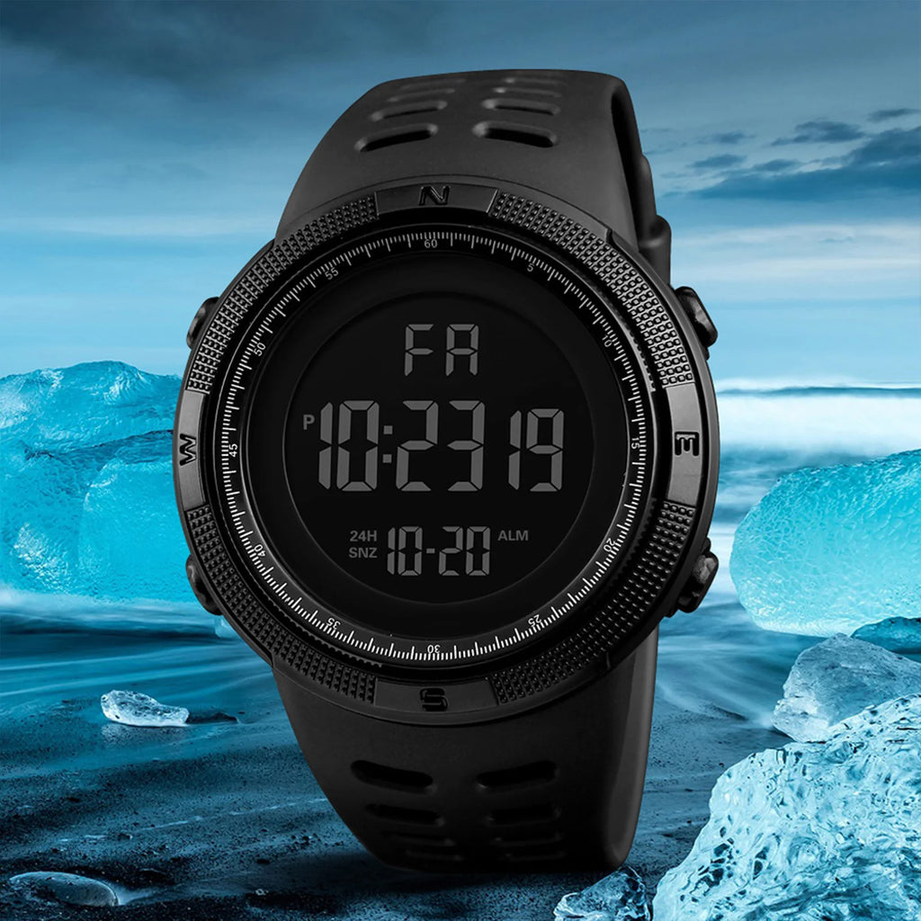Relógio VILLTRUM Titan Pulse – Digital Tactical Sport