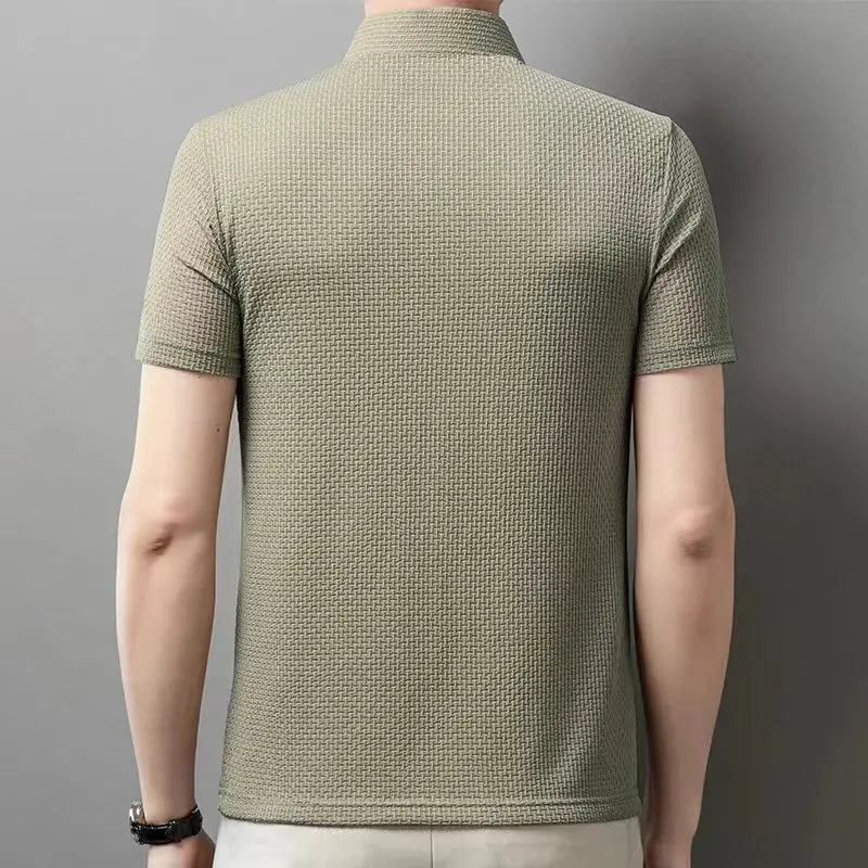 Polo Masculina Business Casual Premium – Elegância de Verão | VILLTRUM