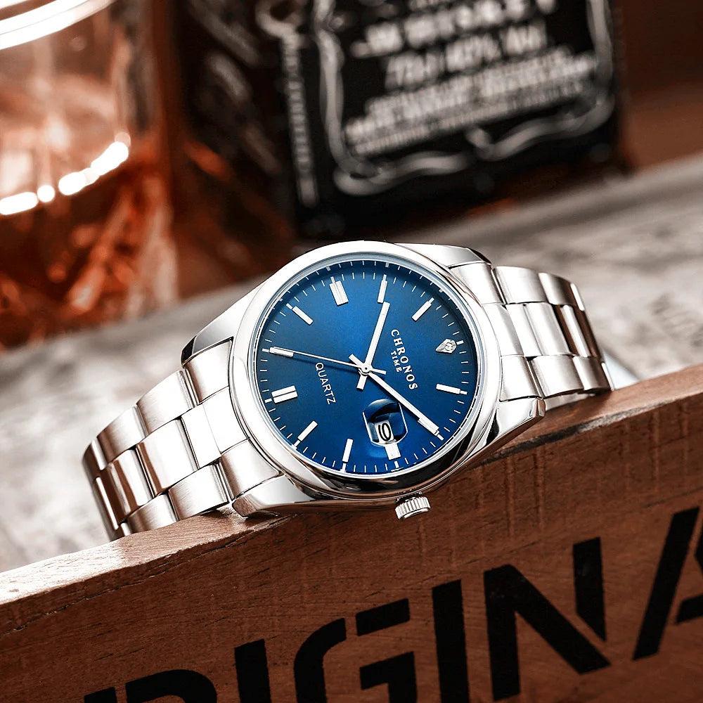 Relógio VILLTRUM Chronos Prime – Steel Luxury Edition