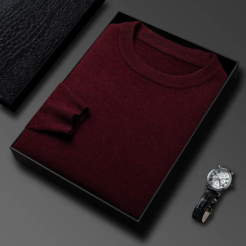 Suéter Masculino Tricot Diamond Pattern – Gola Redonda Manga Longa VILLTRUM