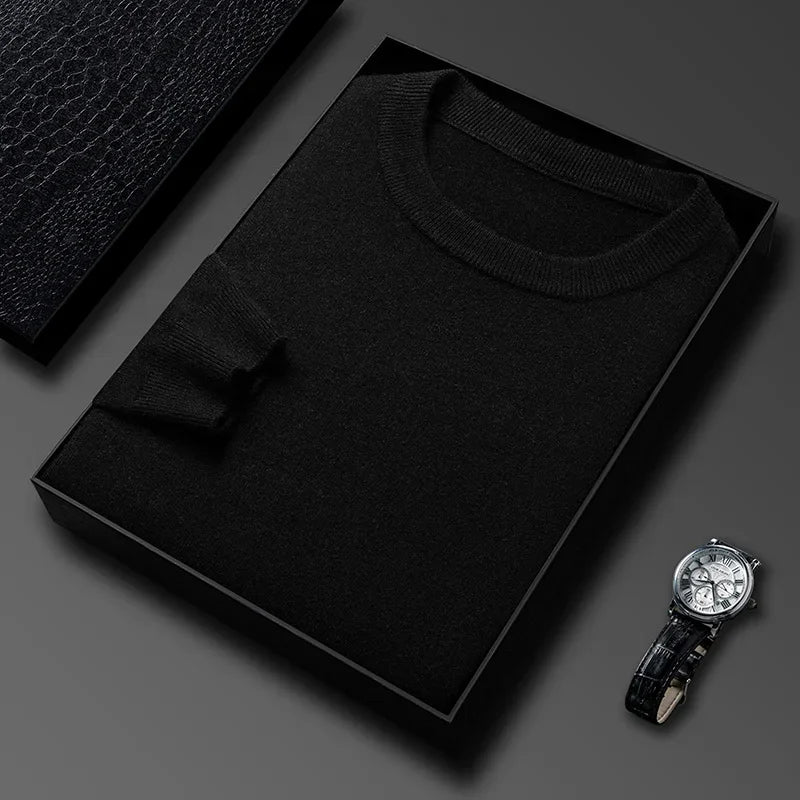 Suéter Masculino Tricot Diamond Pattern – Gola Redonda Manga Longa VILLTRUM