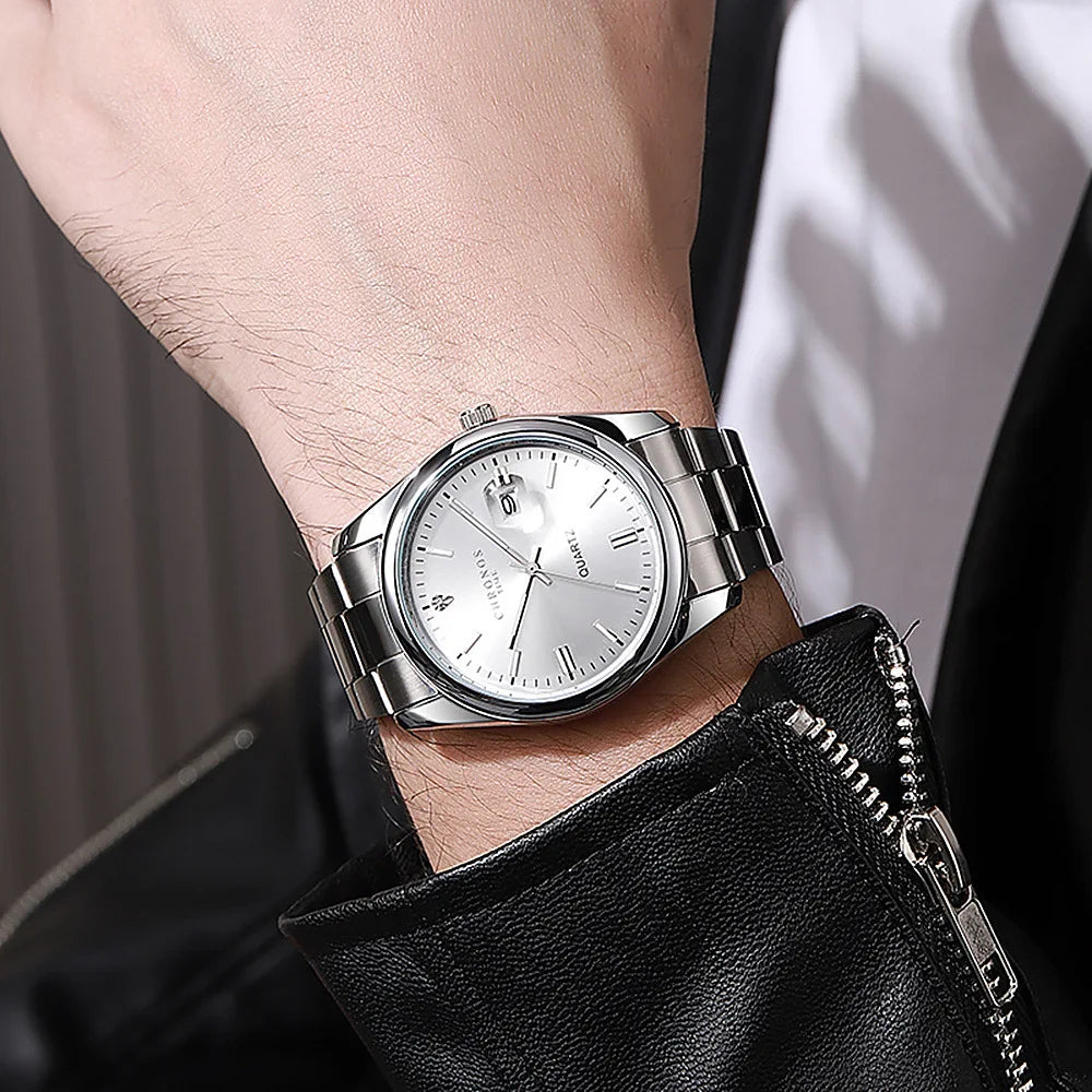 Relógio VILLTRUM Chronos Prime – Steel Luxury Edition