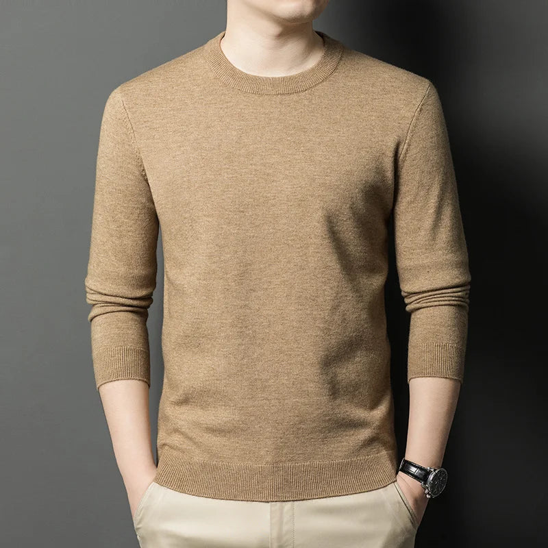Suéter Masculino Tricot Diamond Pattern – Gola Redonda Manga Longa VILLTRUM