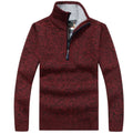 Suéter Masculino VILLTRUM – Gola Alta Half Zipper Fleece Premium