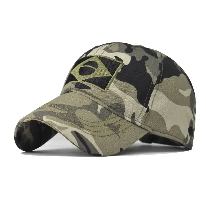 Boné VILLTRUM Titan Camo Brasil – Tactical Cap Premium