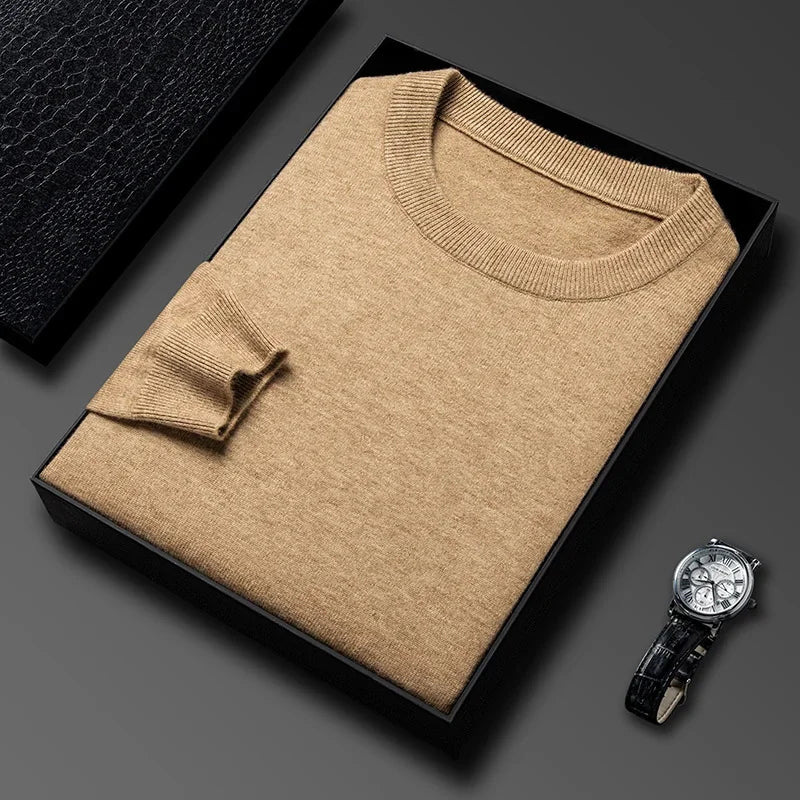 Suéter Masculino Tricot Diamond Pattern – Gola Redonda Manga Longa VILLTRUM