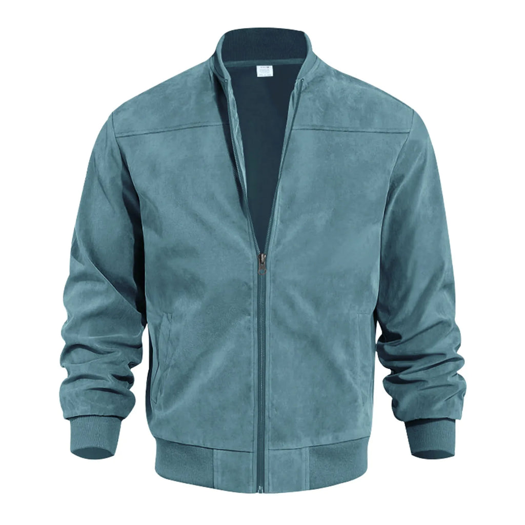 Casual Vintage Suede Jacket Masculina – VILLTRUM