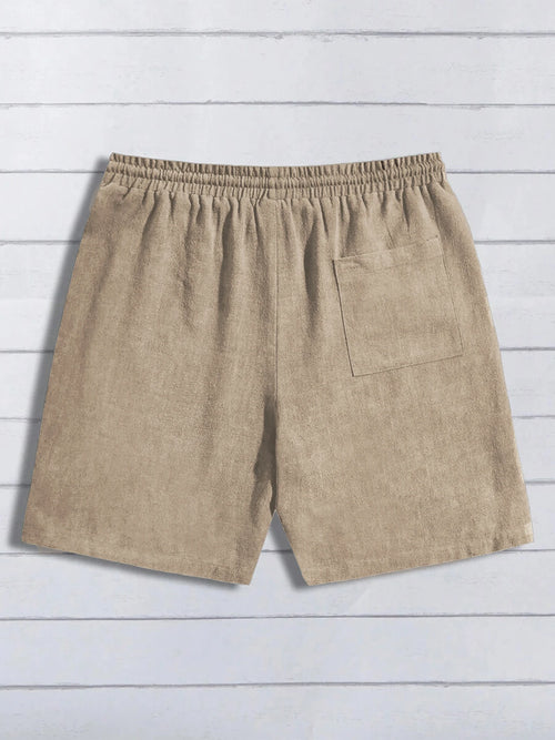 Bermuda Masculina Summer Linen Casual – VILLTRUM