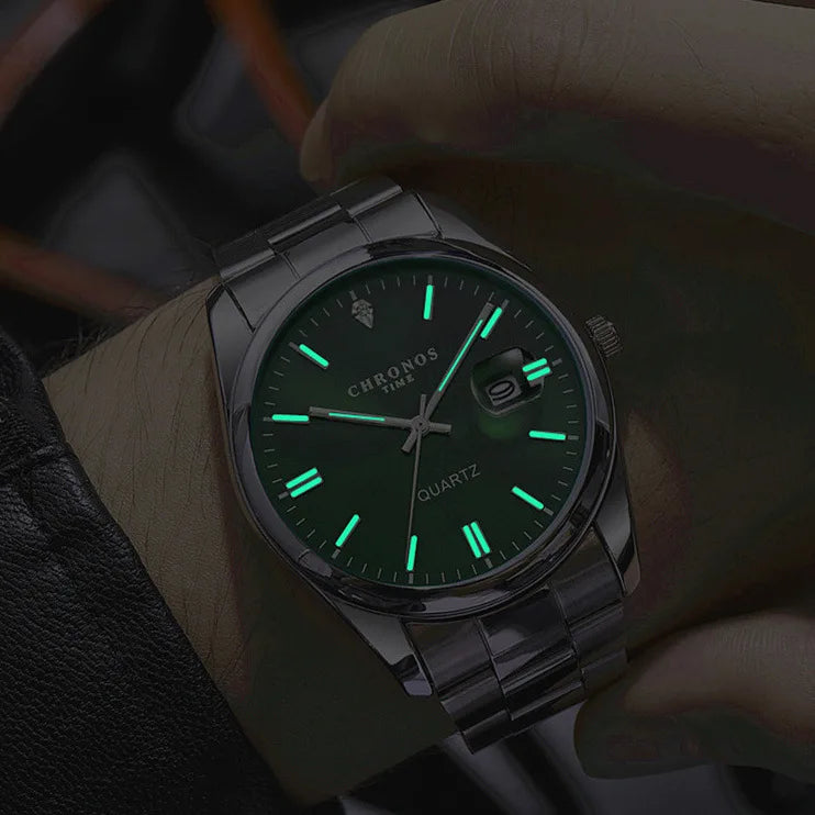Relógio VILLTRUM Chronos Prime – Steel Luxury Edition