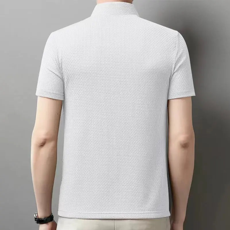 Polo Masculina Business Casual Premium – Elegância de Verão | VILLTRUM