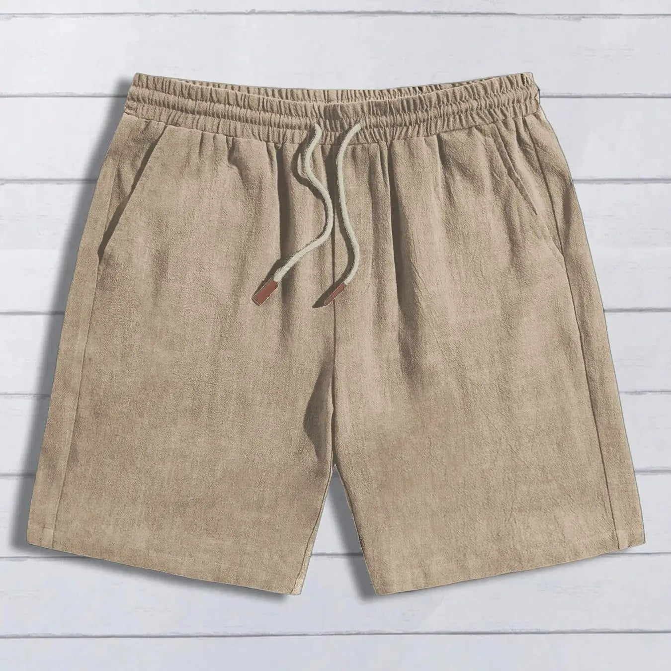 Bermuda Masculina Summer Linen Casual – VILLTRUM