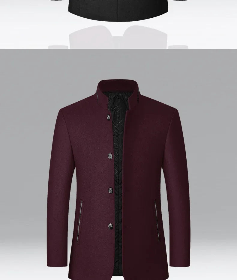 Sobretudo VILLTRUM Imperium – Lã Premium Business Coat
