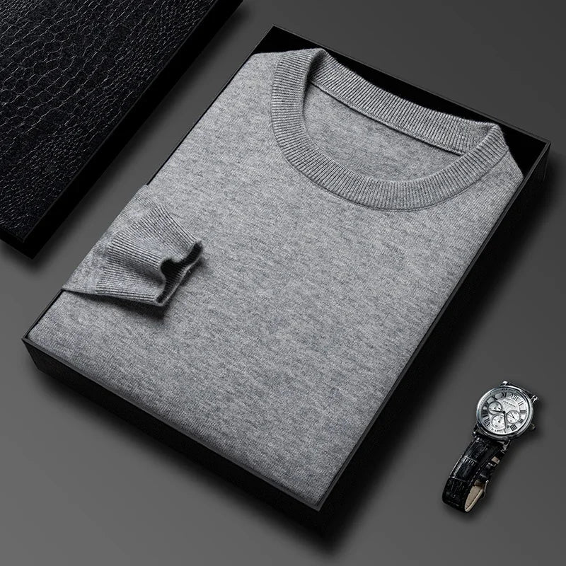 Suéter Masculino Tricot Diamond Pattern – Gola Redonda Manga Longa VILLTRUM