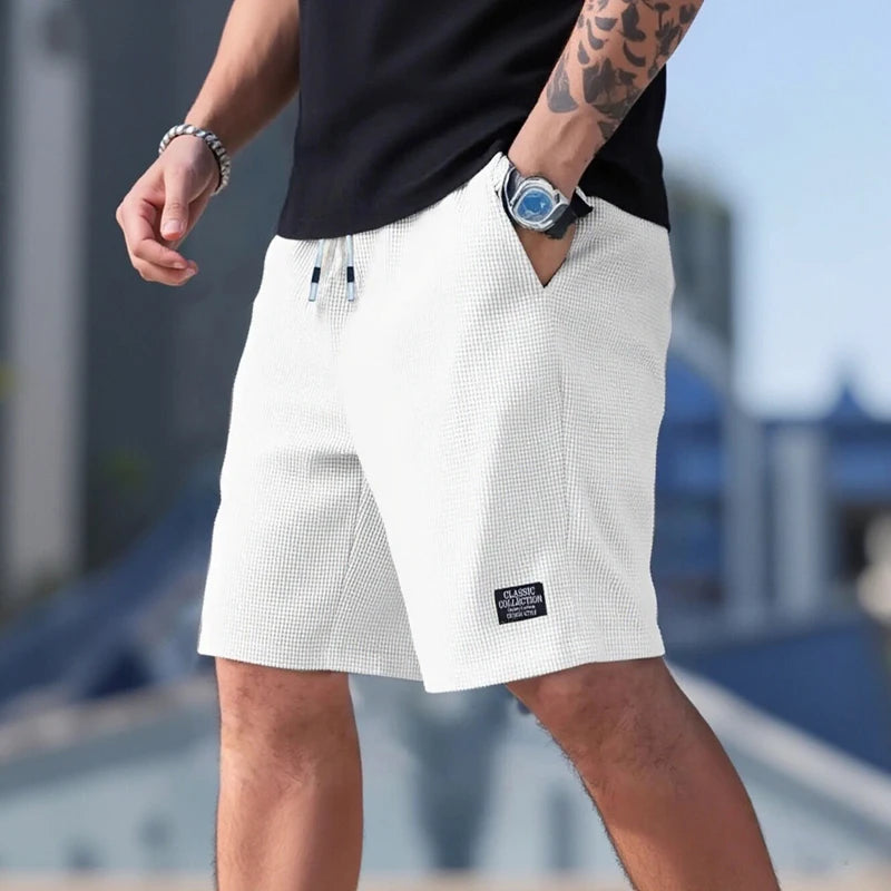 VILLTRUM — Shorts Masculino Premium em Tecido Texturizado