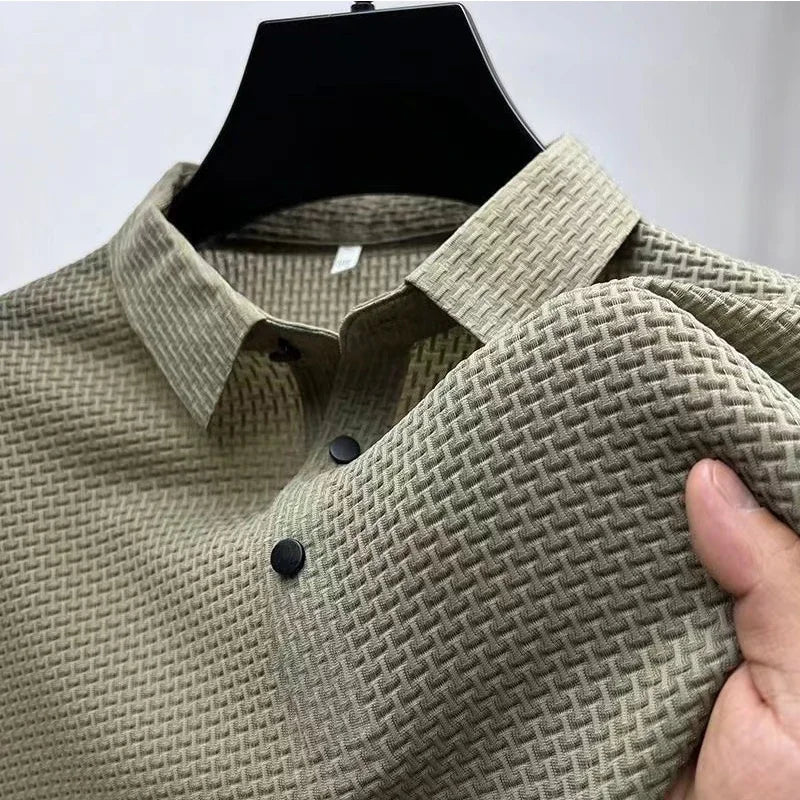 Polo Masculina Business Casual Premium – Elegância de Verão | VILLTRUM