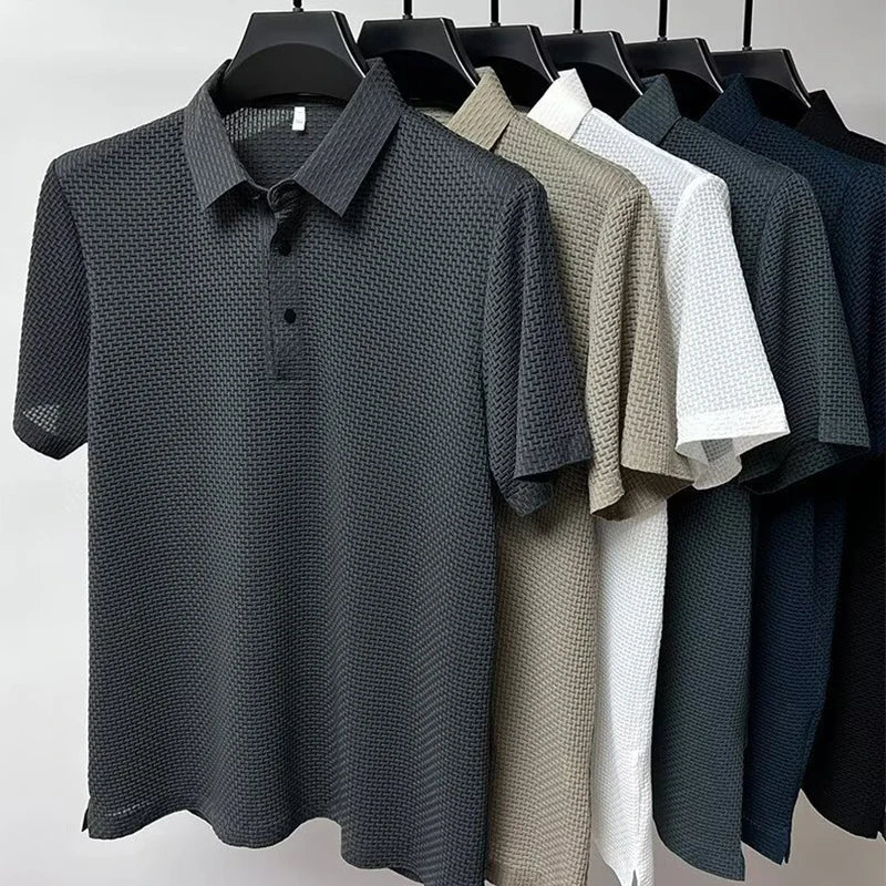 Polo Masculina Business Casual Premium – Elegância de Verão | VILLTRUM