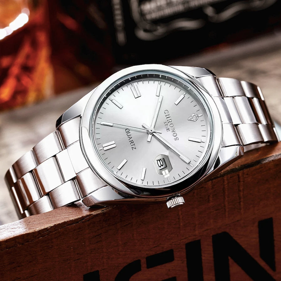 Relógio VILLTRUM Chronos Prime – Steel Luxury Edition